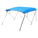 4 stieņu laivas bimini jumts 244 × (185-198) × 137 см, okeāna zils