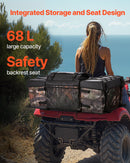 VEVOR 68 L ATV aizmugures soma no 600D oksforda auduma ar sūkļa polsterējumu