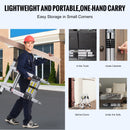 Teleskopiskās izbīdāmās kāpnes, 3,8 m, A-veida ar stabilizējošo stieni, piemērotas kemperiem, 170 kg slodze