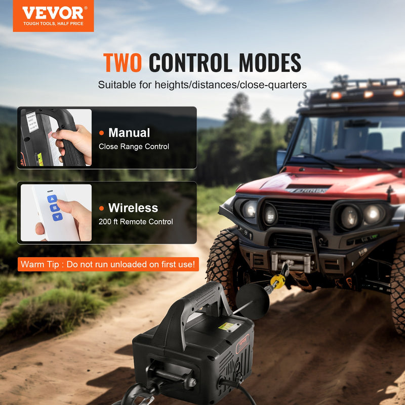 VEVOR 2-в-1 pārnēsājamais elektriskais pacēlājs, 500 кг, bezvadu tālvadība