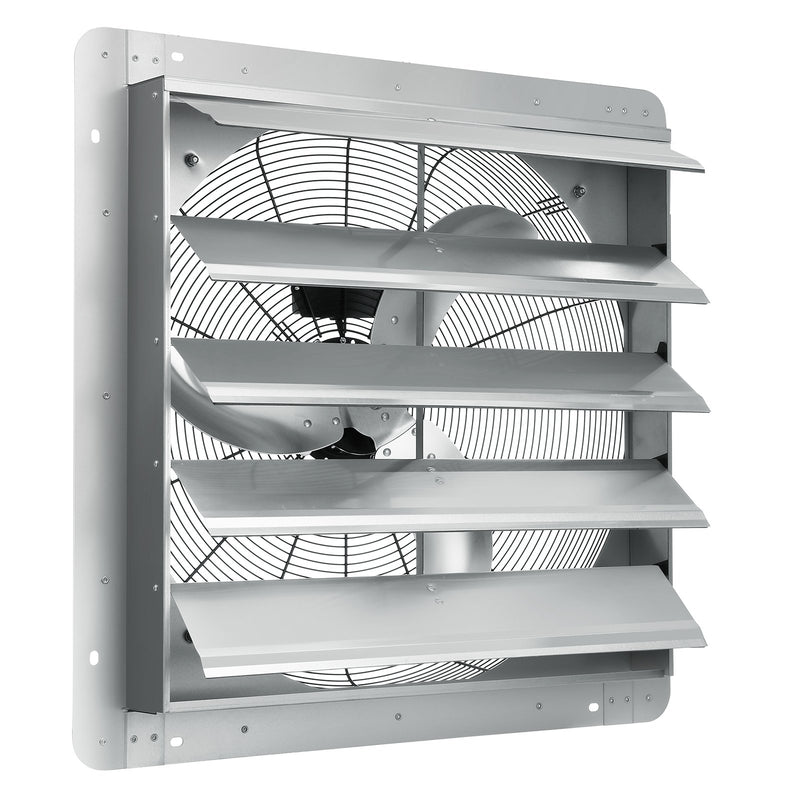 VEVOR žalūziju izplūdes ventilaatorid, sienas montāžas, 610 mm, 4919 m³/h, vahelduvvoolumootorid