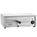 VEVOR elektriskā picas krāsns 30,4 cm, 1500W, temperatūras diapazons 50–350°C, noņemams drupatu paliktnis