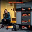 VEVOR dīzeļa gaisa sildītājs, 8 kW, 12 V/24 V, ar Bluetooth lietotni un tālvadību
