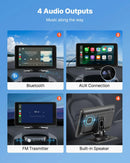 Automašīnas 17,8 см skārienekrāna radio ar Apple CarPlay, Android Auto un atpakaļskata kameru