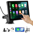 Auto multimediju sistēma ar 22,86 cm skārienekrānu, Apple CarPlay, Android Auto un atpakaļskata kameru