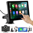 Auto multivides sistēma ar 22,9 cm skārienekrānu, Apple CarPlay, Android Auto, priekšējo/aizmugurējo kameru