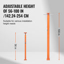 VEVOR Regulējams grīdas domkrats mājas grīdas izlīdzināšanai, pacelšanas augstums 137,16-254 cm