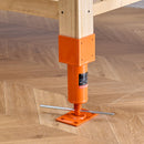 VEVOR Regulējams grīdas pacēlājs mājas grīdas izlīdzināšanai, pacelšanas augstums 29,46–40,64 cm