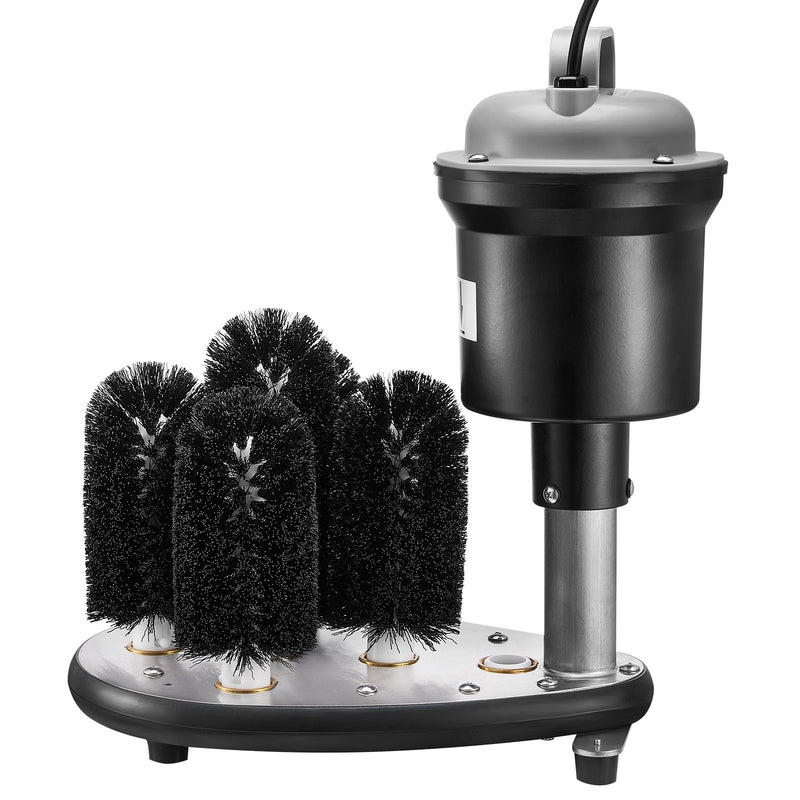 VEVOR elektriskais glāžu mazgātājs ar 5 birstēm, 1200 glāzes/stundā