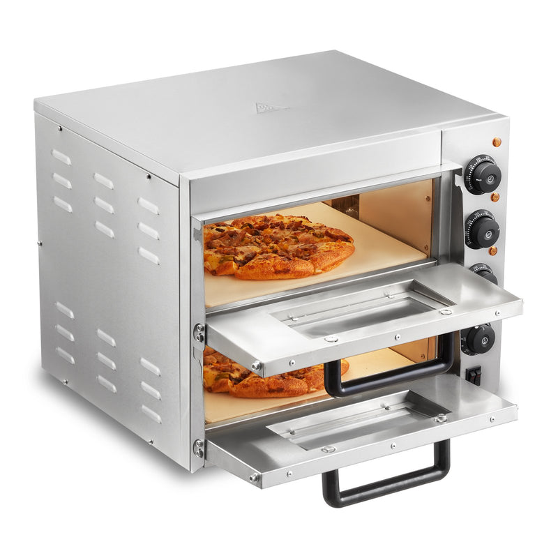 VEVOR komerciālā galda picas krāsns, elektriskā, līdz 35,6 cm picām