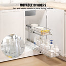 VEVOR 2-līmeņu izvelkamais skapja organizators zem izlietnes 21 x 22 cm