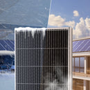 Монокристаллическая панель VEVOR 100W 12V в комплекте с пультом управления