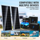 VEVOR 200W 12V монокристаллическая панель в комплекте, 2 шт. ар ладетая контролери