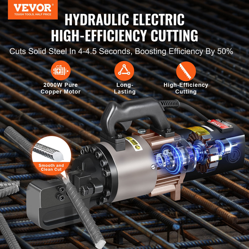 VEVOR 2000W электрическая гидравлическая арматура грязная арматура – гриешана лидз лидз 2-28 мм