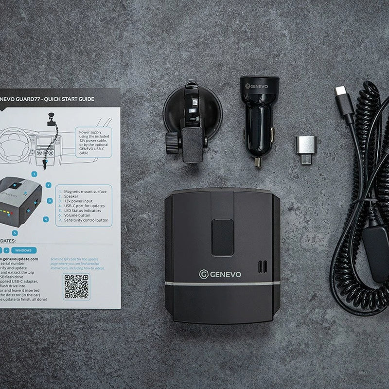 Черный (melnā versija) jaunums GENEVO GUARD77 augstas veiktspējas 77GHZ mērierīce