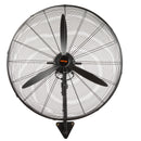VEVOR Oscilējošs sienas ventilators ar miglu – 74,9 cm metāla ventilators ar 3 ātrumiem