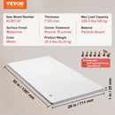 VEVOR galda virsma, 1400 × 711 × 25 mm, 100 kg slodze, viengabala kokskaidu plātne, piemērota elektriski regulējamiem galda rāmjiem, taisnstūra virsma mājai un birojam