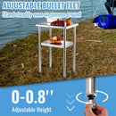 VEVOR nerūsējošā tērauda darba galds, 610 x 457 x 914 mm, 272 kg slodze, ar regulējamu plauktu un kājām