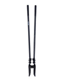 VEVOR cauruma rakšanas lāpsta ar stiklašķiedras kātu un mēroga atzīmēm, 1460 mm