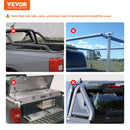 VEVOR kravas kastes pārsegs, salokāms kravas kastes pārsegs, saderīgs ar 2002-2018 Dodge Ram 1500, 2003-2024 2500 3500, 2019-2024 Classic, 195 x 168 cm kravas kastei, mīksts PVC materiāls