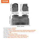 VEVOR automašīnas grīdas paklāji Ford F-150 / F-150 Lightning (2015–2024), 3 gab., TPE