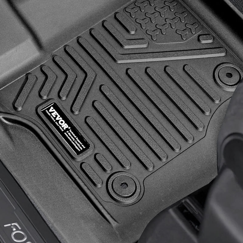 VEVOR automašīnas grīdas paklāji Ford F-150 / F-150 Lightning (2015–2024), 3 gab., TPE