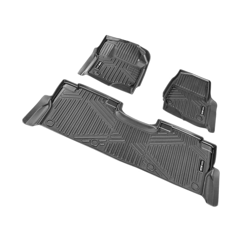 VEVOR automašīnas grīdas paklāji Ford F-250 / F-350 / F-450 (2017–2022), 3 gab., TPE