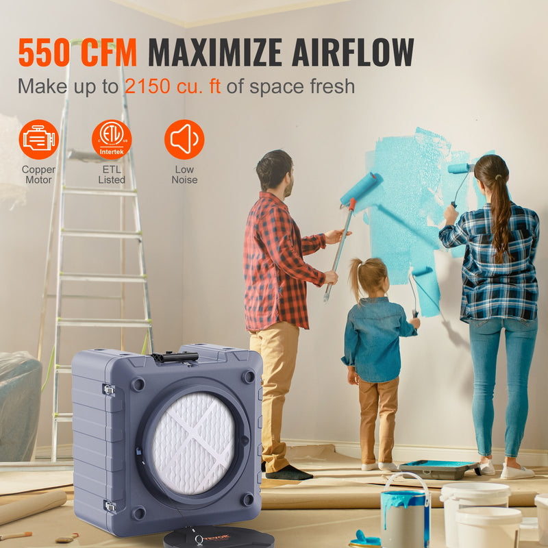 VEVOR 3-местная модель с 550 CFM