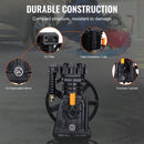 VEVOR gaisa kompresora sūkņa galva 3 HP, 5,8 CFM @ 90 PSI, divcilindru virzuļu tips