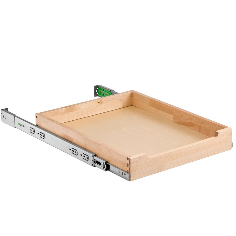 VEVOR Izvelkamais skapja organizators ar mīksto aizvēršanu, izvelkams plaukts, koka atvilktne, 43 cm plats x 53 cm dziļš