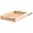 VEVOR Izvelkamais skapja organizators ar mīksto aizvēršanu, izvelkams plaukts, koka atvilktne, 43 cm plats x 53 cm dziļš