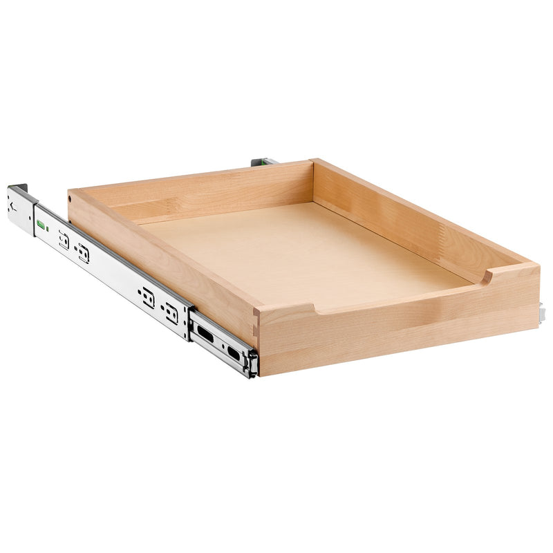 VEVOR Izvelkamais skapja organizators ar mīksto aizvēršanu, izvelkams plaukts, koka atvilktne, 43 cm plats x 53 cm dziļš