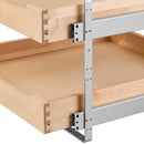 VEVOR divlīmeņu izvelkams skapja organizators ar klusu aizvēršanos, 508 x 533 mm, koks