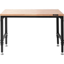 VEVOR regulējams augstuma darba galds 122 cm x 61 cm ar strāvas kontaktligzdu
