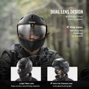 VEVOR atvērtā tipa motokrosa ķivere ar Bluetooth pieslēgvietu