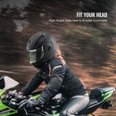 VEVOR atvērtā tipa motokrosa ķivere ar Bluetooth pieslēgvietu