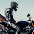VEVOR pilnsejas motocikla ķivere ar Bluetooth pieslēgvietu - motocross modelis