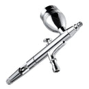 Gaisa ota, 0,3 mm un 0,5 mm divdarbības ar augšējo padevi, komplekts ar 2 ml, 7 ml un 12 ml vara trauciņiem un tīrīšanas piederumiem, piemērota modeļu, kūku, desertu un nagu mākslas krāsošanai