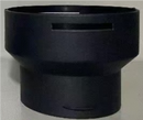 Savinojuma stiprinājums priekš 75mm uz 60mm atveres,melns(Vevor dizeļa sildītajiem)