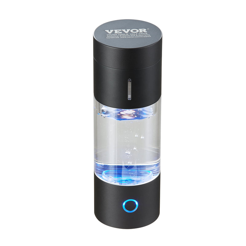 VEVOR pārnēsājamais ūdeņraža ūdens ģenerators, 230 ml | SPE tehnoloģija, bagātināts ūdeņraža jonizators ar deguna inhalācijas cauruli un pašattīrīšanās funkciju