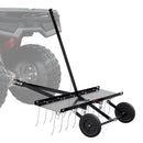 VEVOR piekabināms zāles iztīrītājs, 101,6 cm zāles iztīrītāja grābeklis ATV vai zāles pļāvējam, 20 dakšas
