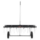 VEVOR piekabināms zāles iztīrītājs, 101,6 cm zāles iztīrītāja grābeklis ATV vai zāles pļāvējam, 20 dakšas