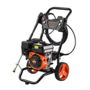 VEVOR gāzes augstspiediena mazgātājs, 3400 PSI, 9,8 л/мин, ar 5 sprauslu komplektu automašīnām, vertikāls