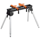 VEVOR Leņķzāģa Statīvs, 330 kg Celtspēja, Tērauda, Augstums Regulējams 74–83,5 cm