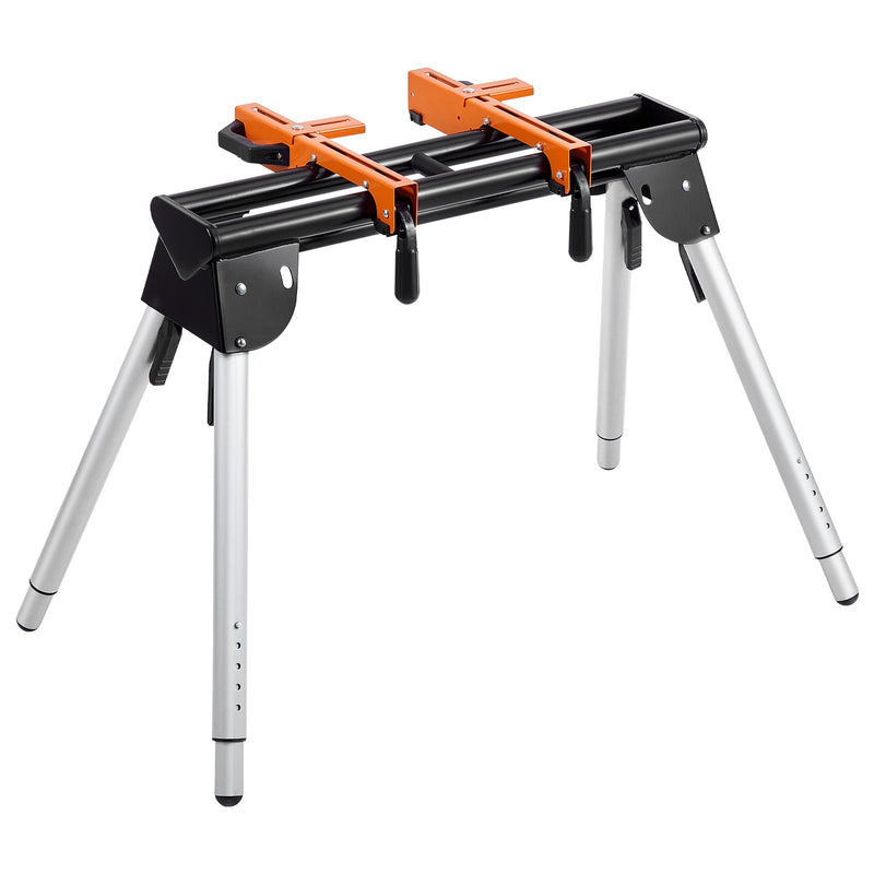 VEVOR Leņķzāģa Statīvs, 330 kg Celtspēja, Tērauda, Augstums Regulējams 74–83,5 cm