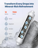 VEVOR remineralizācijas ūdens filtrs, 4164 litri, uzstādāms zem izlietnes