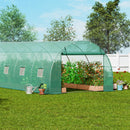 VEVOR parnēsājama augu siltumnīca 8,90x2,95x1,98 м, оцинкованная рама, PE парклажумс, зала