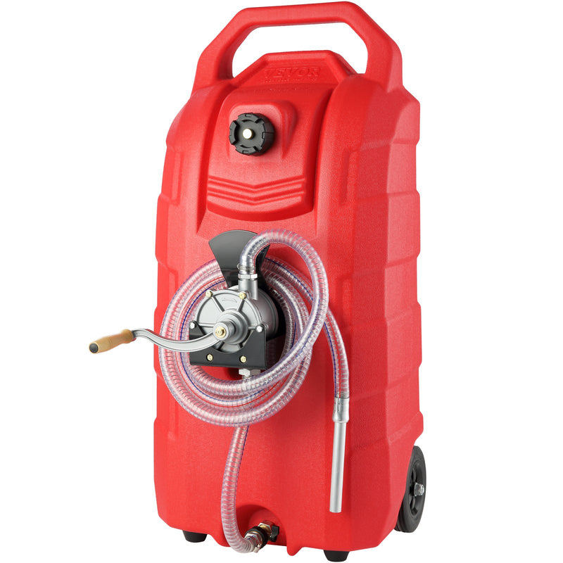 VEVOR 60L полностью твердый, 7,8 л/мин, закрытые контейнеры с узкими контейнерами, в которых можно использовать бензин, дизельный двигатель, автомашины, заправки, трактор и лайвам