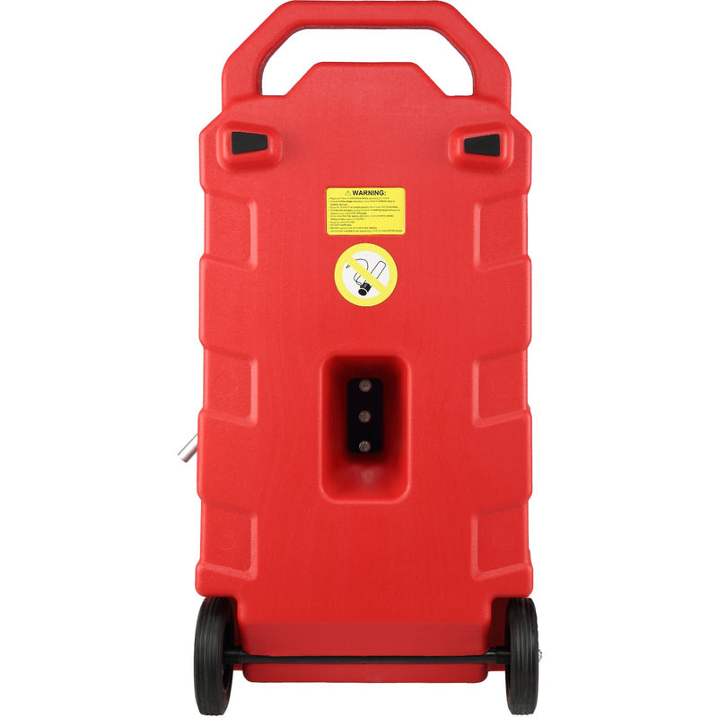 VEVOR 60L полностью твердый, 7,8 л/мин, закрытые контейнеры с узкими контейнерами, в которых можно использовать бензин, дизельный двигатель, автомашины, заправки, трактор и лайвам