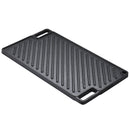 VEVOR Reversā Čuguna Grills/Griddle Panna 24,6 x 42,4 см, Divu Degļu Izmērs